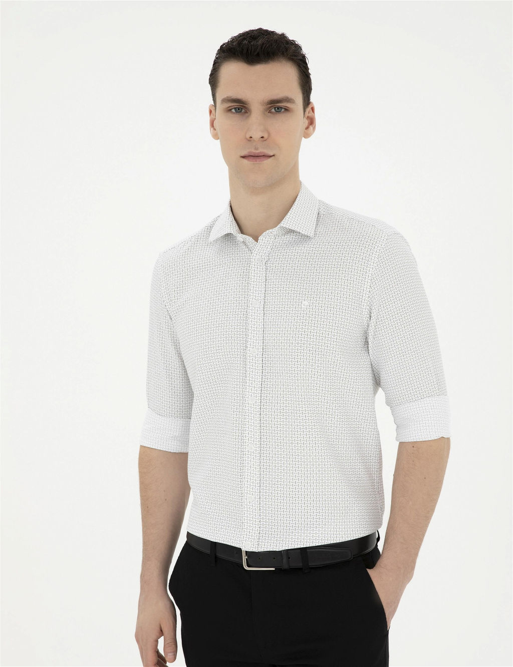 Ye_il Slim Fit Uzun Kollu G_mlek