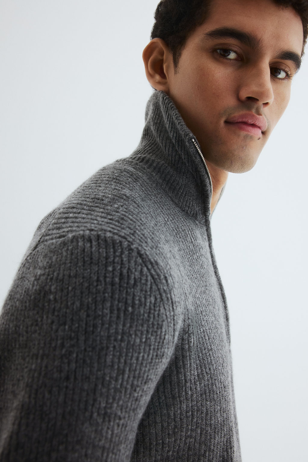 Jersey con media cremallera Regular Fit - H&m фото 5