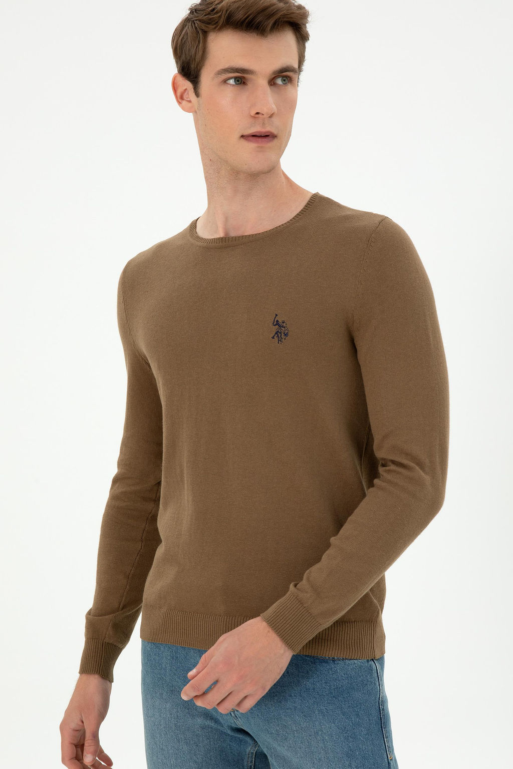 Erkek Haki Basic Kazak