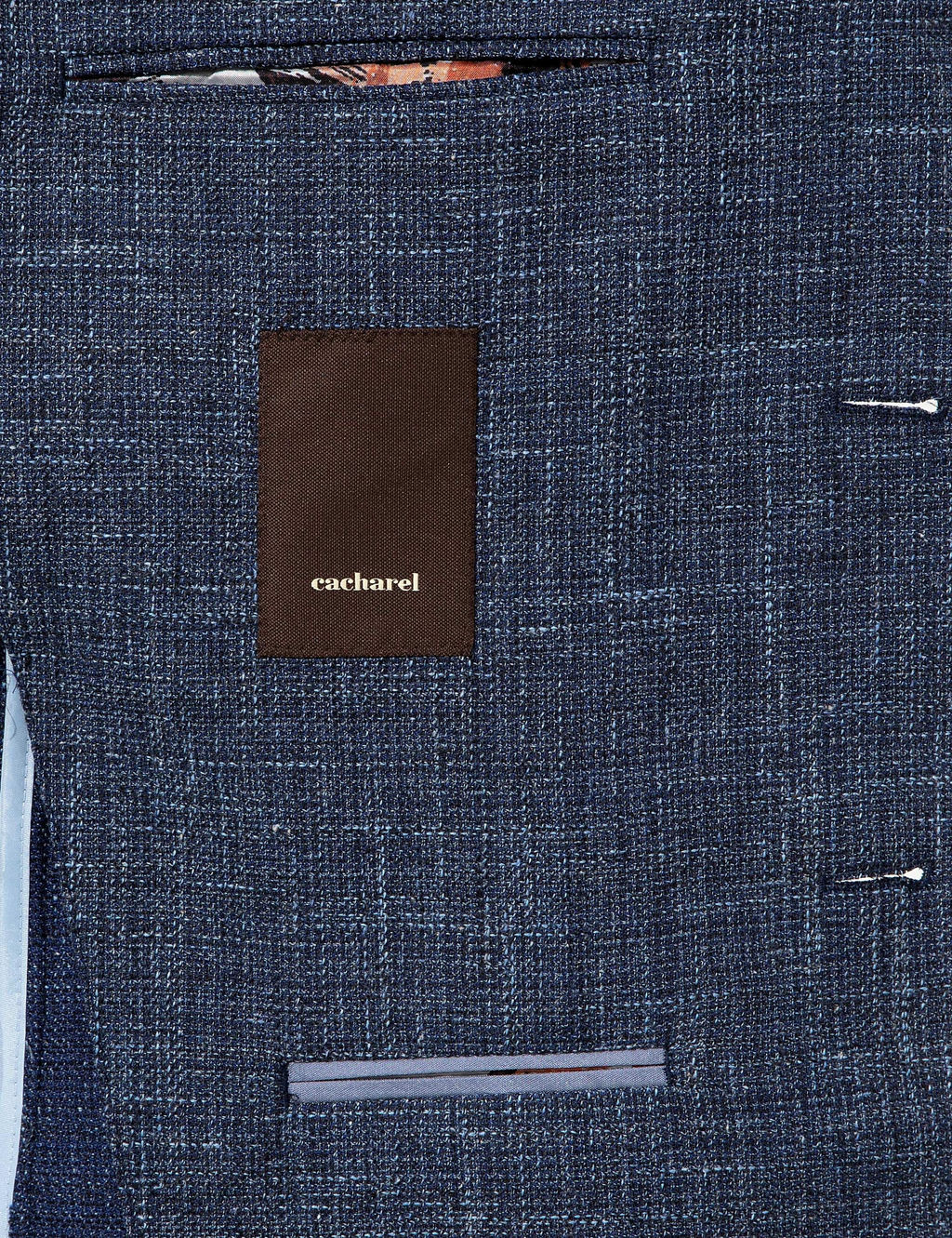 Темно-синяя приталенная куртка - Cacharel фото 8