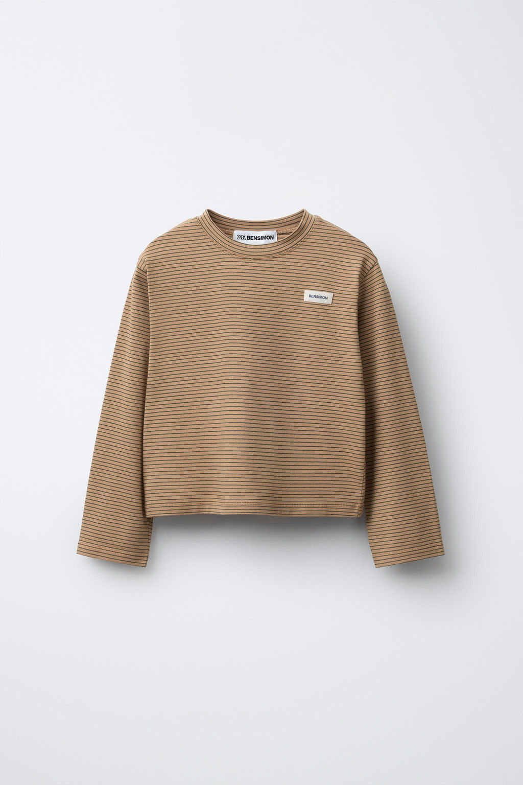 STRIPED T-SHIRT WITH BENSIMON ® X ZARA LABEL