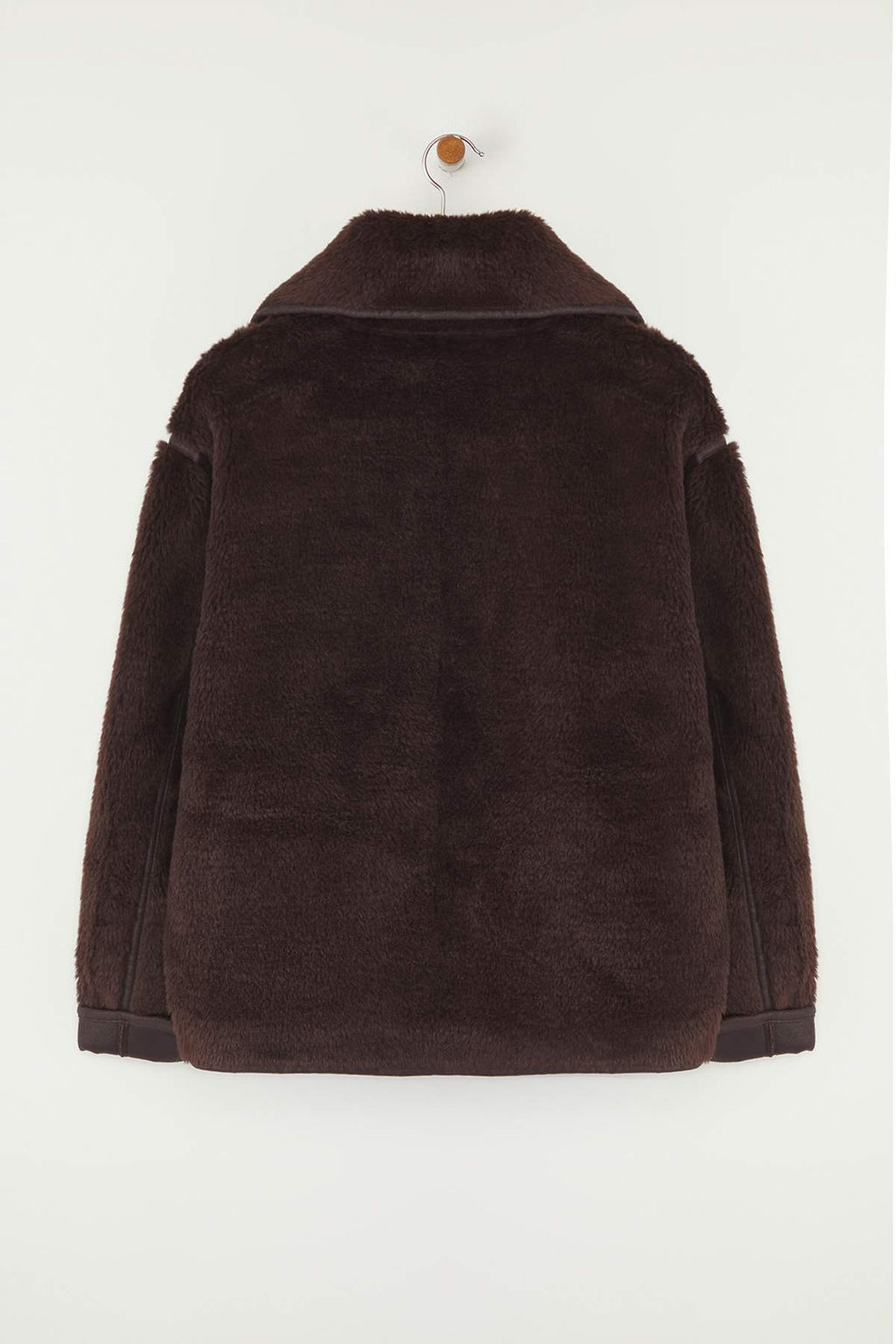 Kahverengi Oversize Kal?p Pelus Mont TWOAW26MO00062 - Trendyolmilla фото 8
