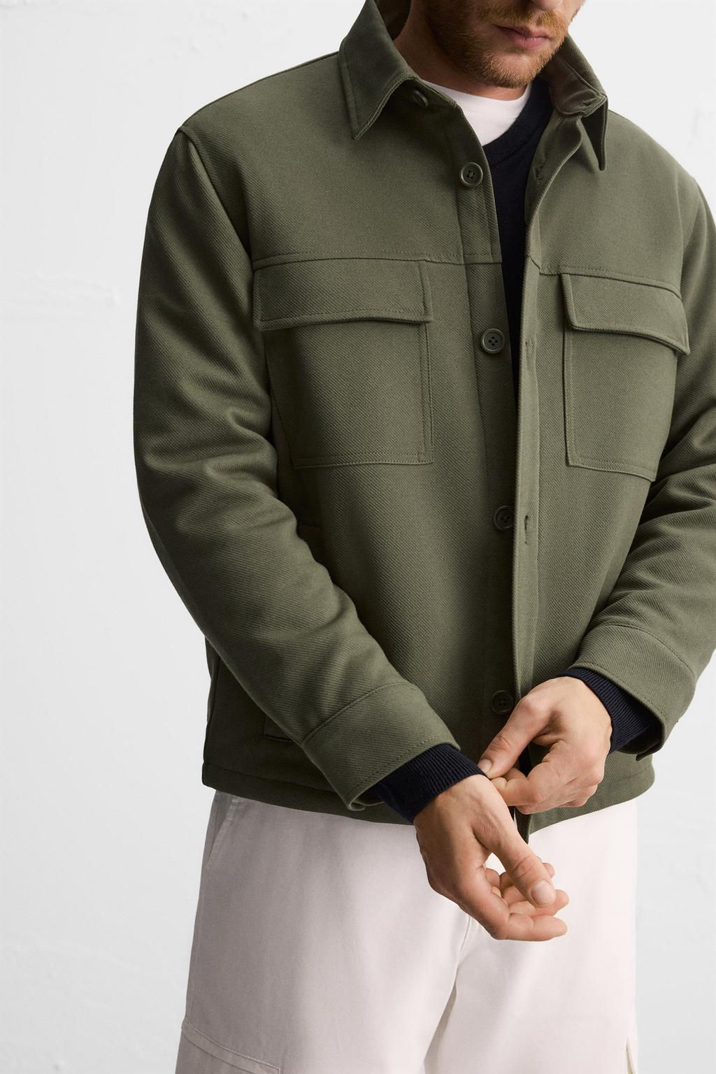 COMFORT PADDED OVERSHIRT - Zara фото 14