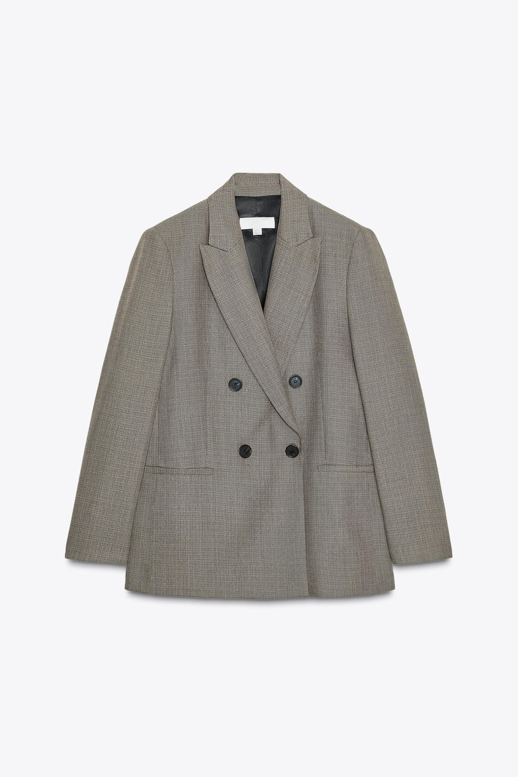 DOUBLE-BREASTED BLAZER WITH SHOULDER PADS - Zara фото 8