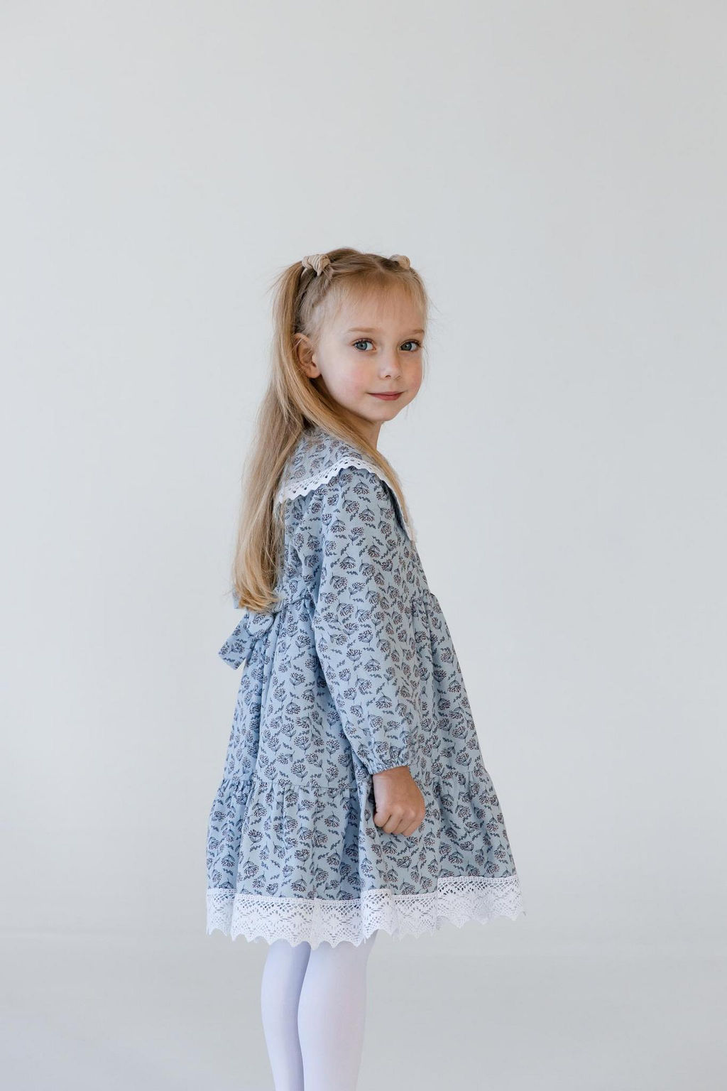 Х232 платье для девочки Есения голубой
