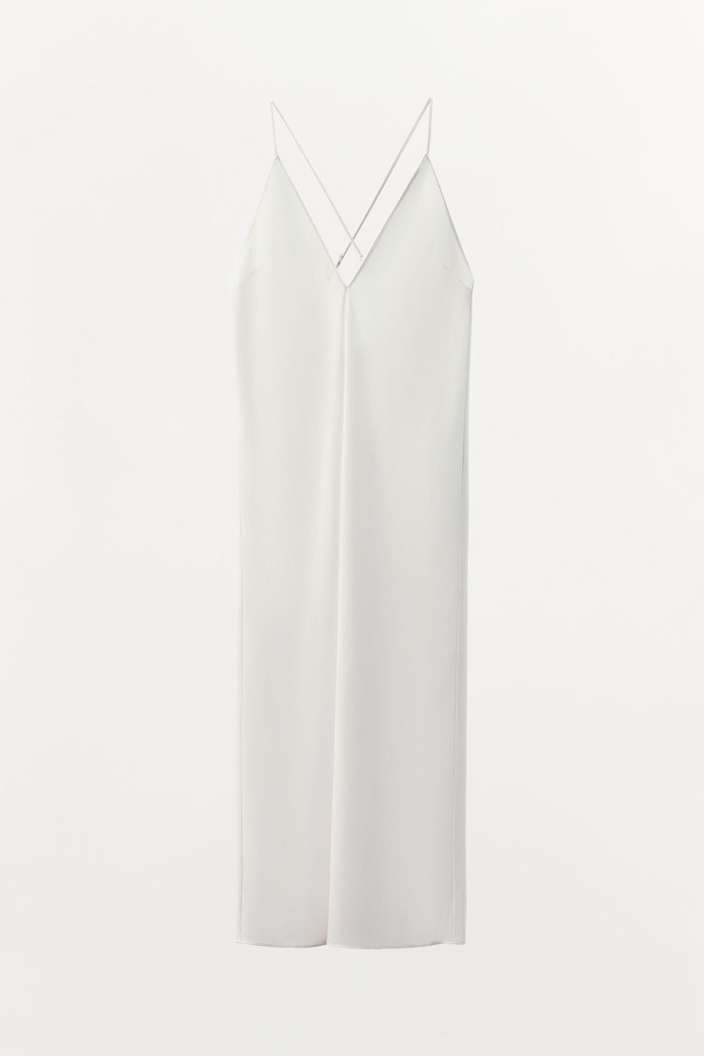 VESTIDO FORRO TIRANTES MULTIPOSICI?N / Blanco roto - Zara фото 6