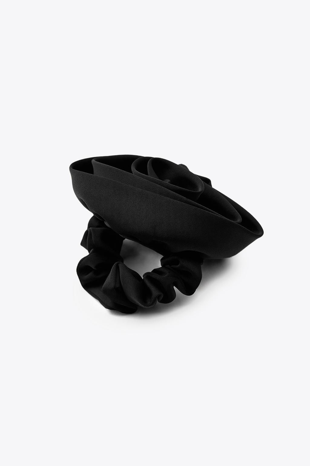FLOWER AND LEAF SCRUNCHIE - Zara фото 3