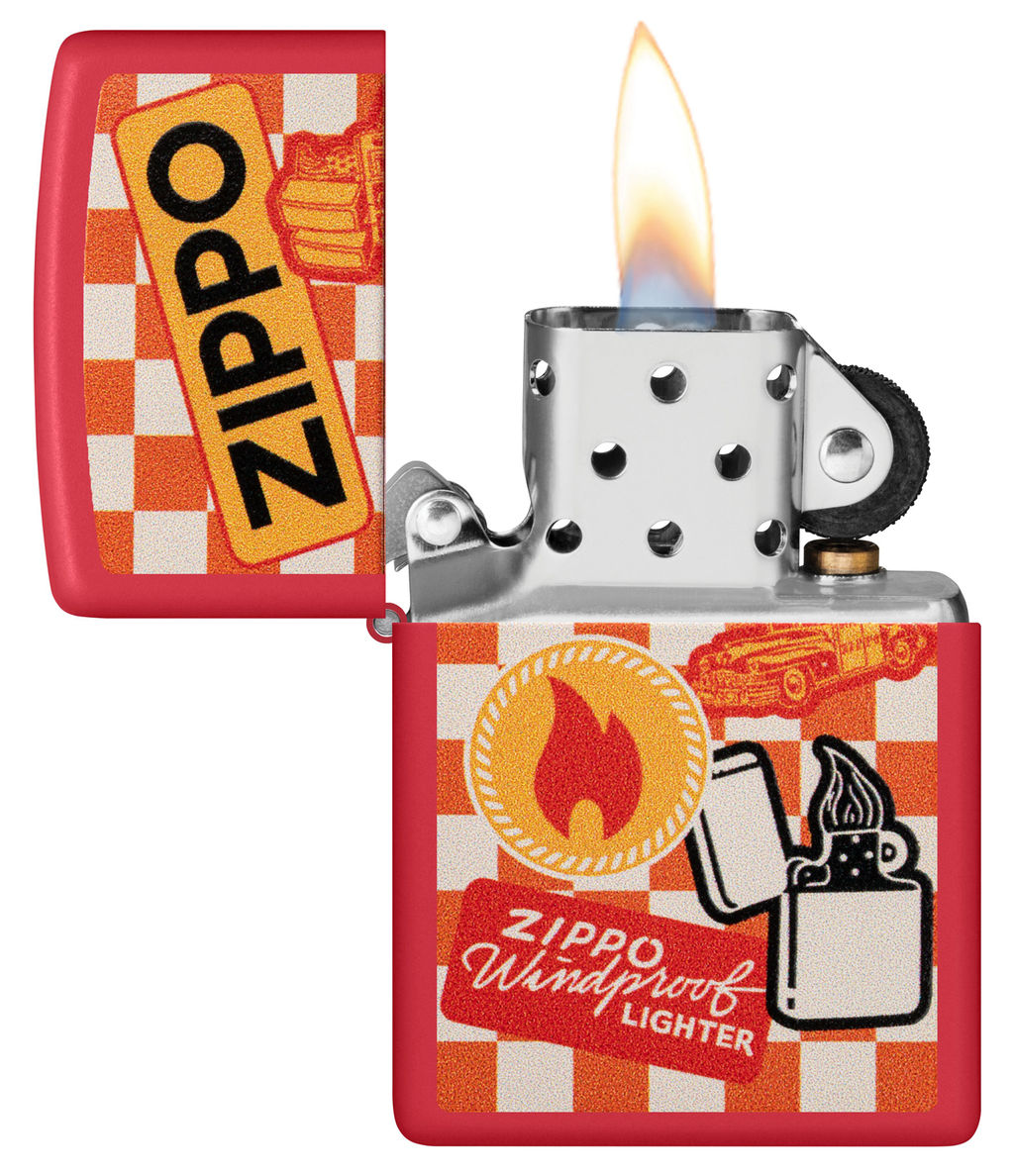 Зажигалка ZIPPO Ретро | Retro Design 48998  фото 3