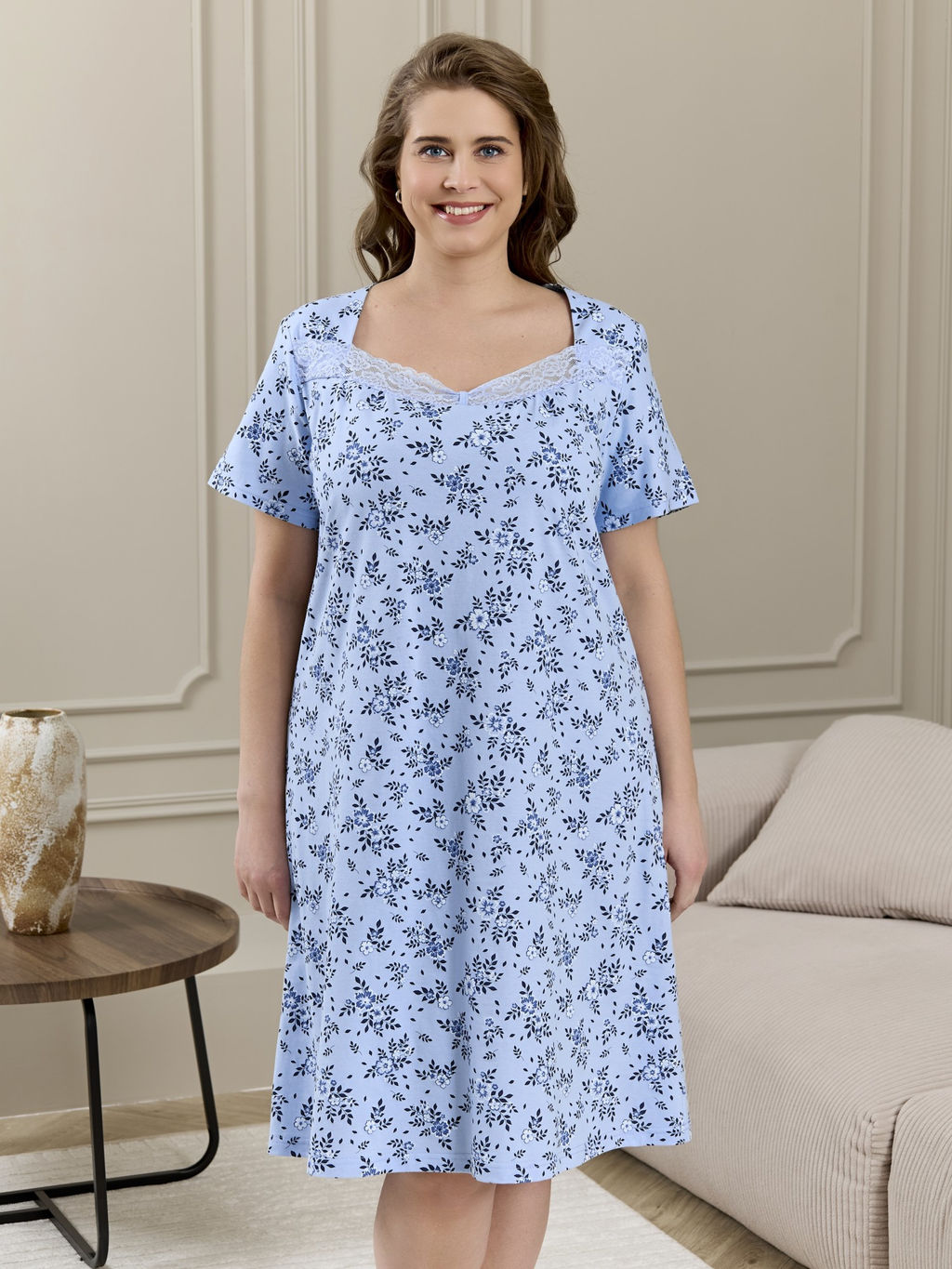 Ночная сорочка Мадера-3 из хлопка - Виотекс фото 4