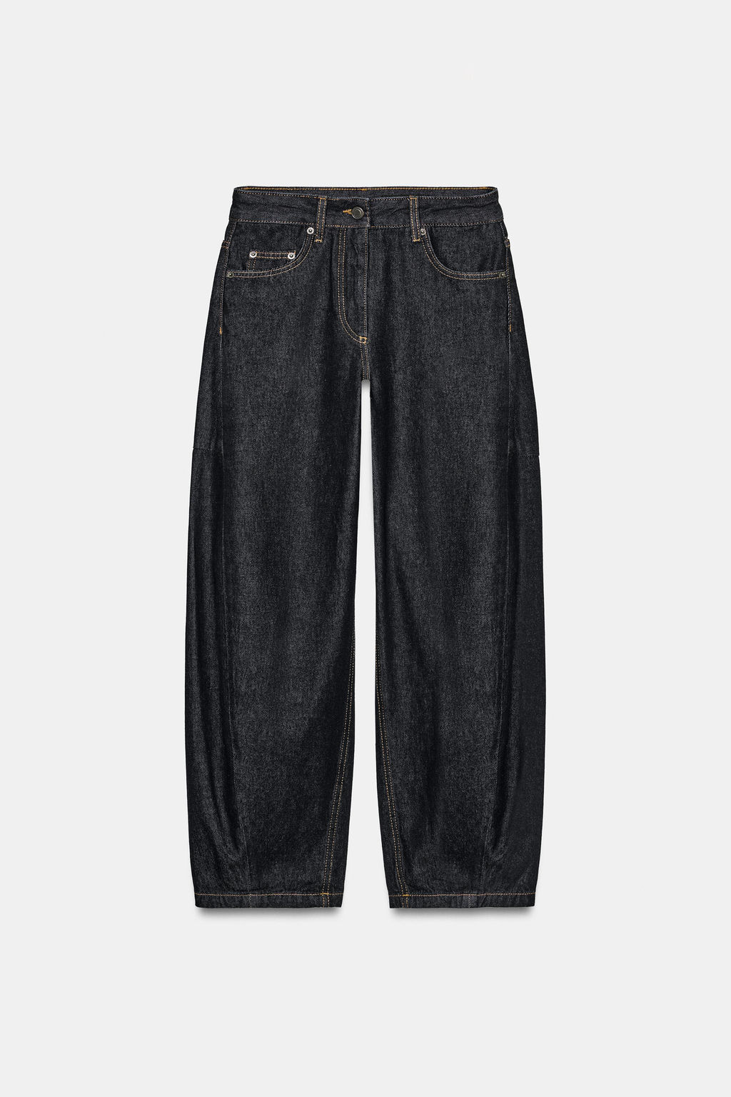 JEANS ZW COLLECTION ANKLE BALLOON TIRO MEDIO / Azul - Zara фото 9
