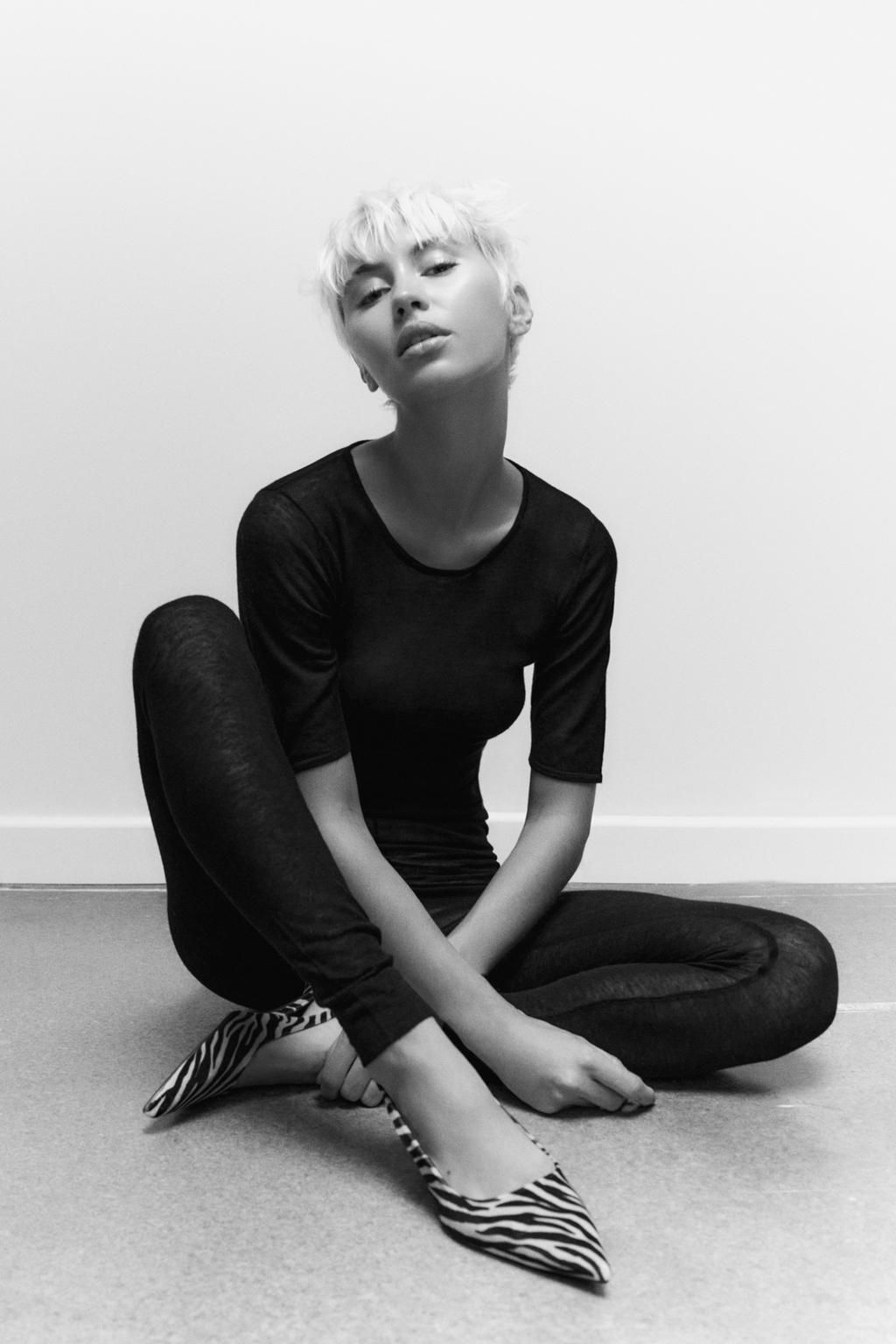 100% WOOL T-SHIRT - Zara фото 13