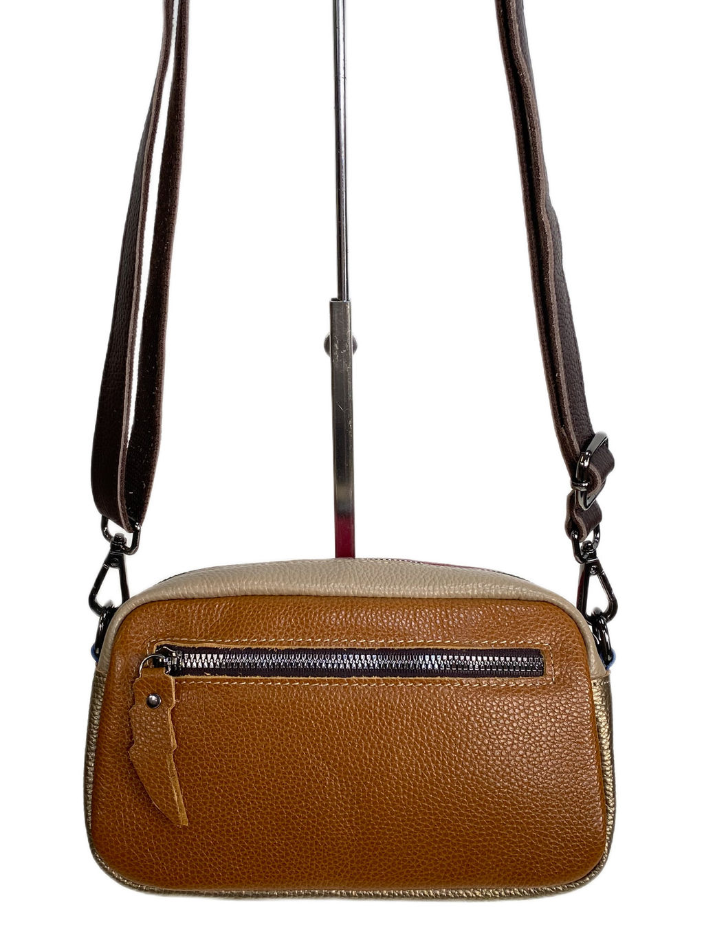 Женская сумка из натуральной кожи, цвет мультицвет - Greta фото 2