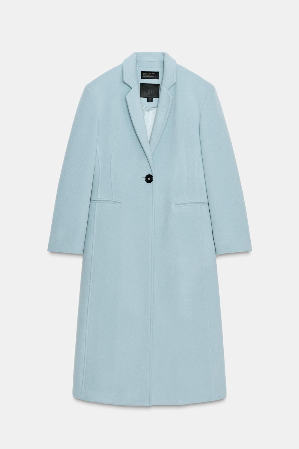 FITTED WOOL BLEND COAT ZW COLLECTION - Zara фото 6
