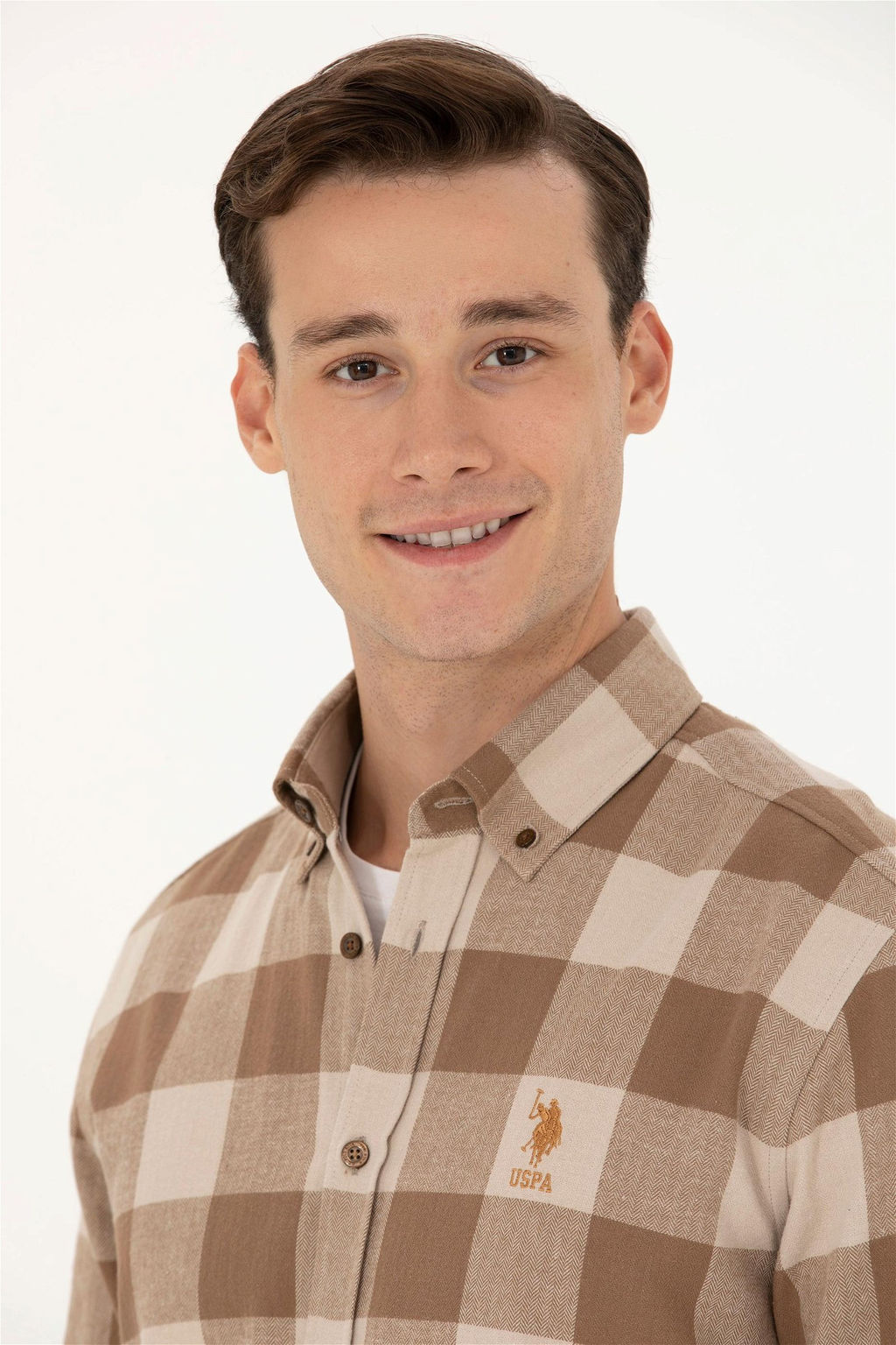 Мужская рубашка Lumberjack кокосового цвета - U.s. polo assn фото 2