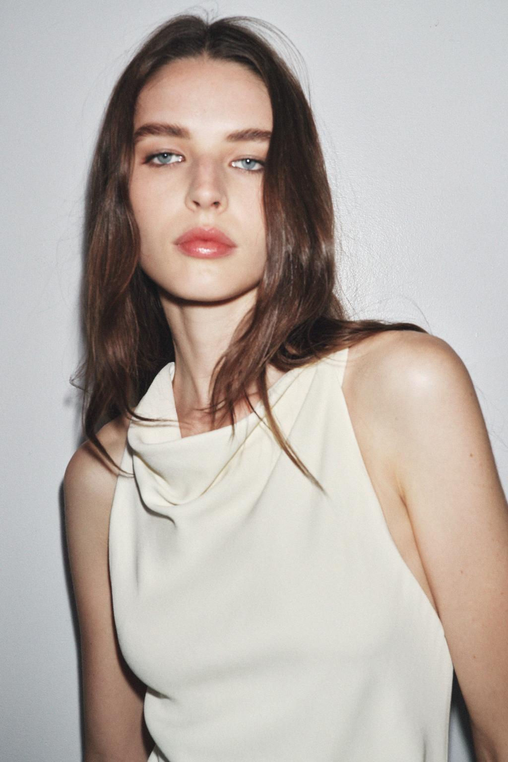 ZW COLLECTION COMBINED HALTER DRESS - Zara фото 2