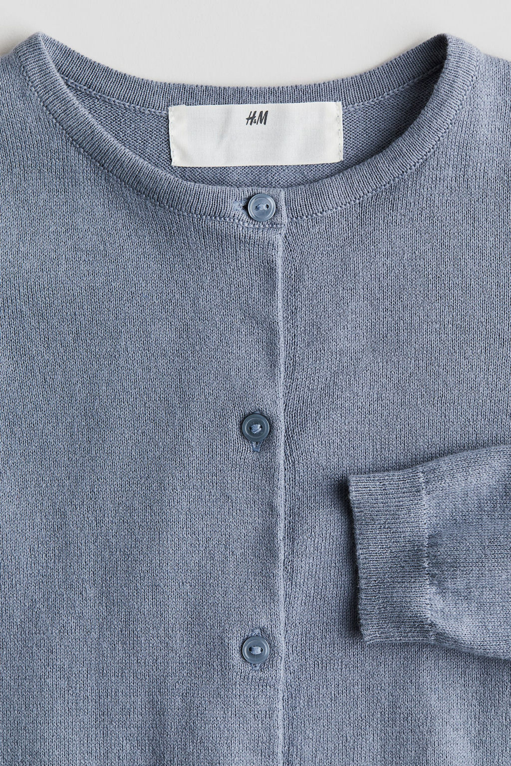 Cardigan en punto fino de algodon - H&m фото 5