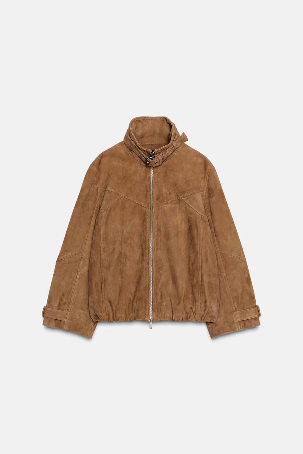 SUEDE LEATHER JACKET ZW COLLECTION LIMITED EDITION - Zara фото 4