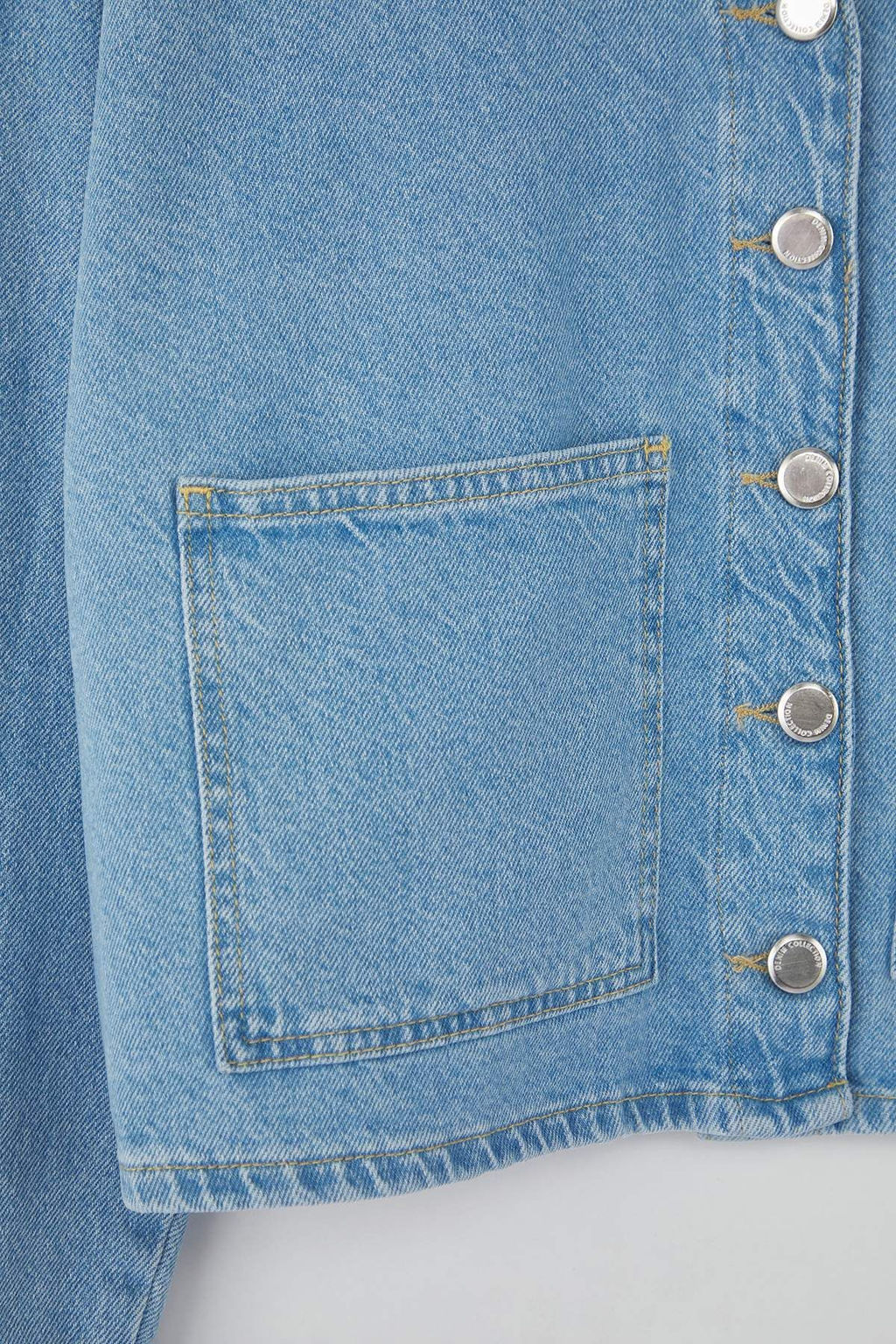 Mavi Cep Detayl? Denim Ceket TWOAW26CE00006 - Trendyolmilla фото 6