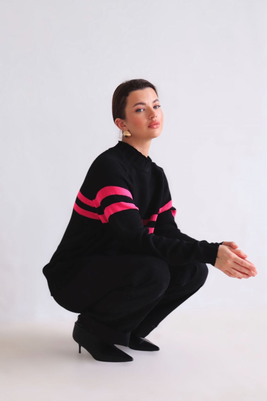 10089 Свитер чёрный - Martichelli фото 36