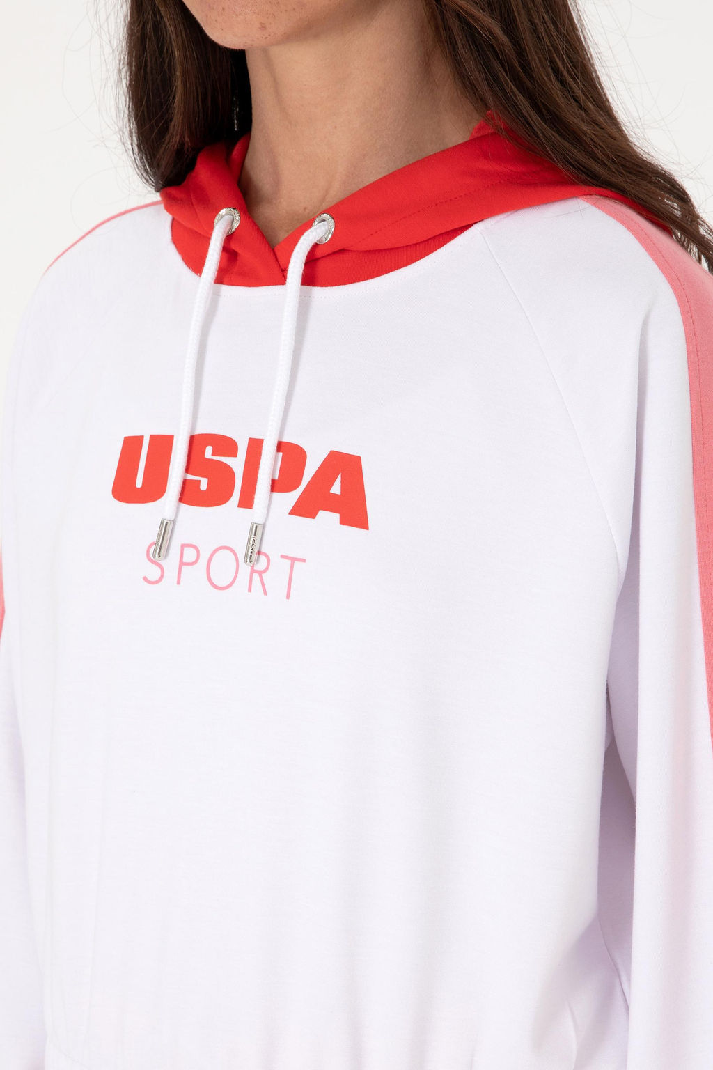 Kad_n Beyaz Sweatshirt Sepette S_rpriz _ndirim - U.s. polo assn фото 7