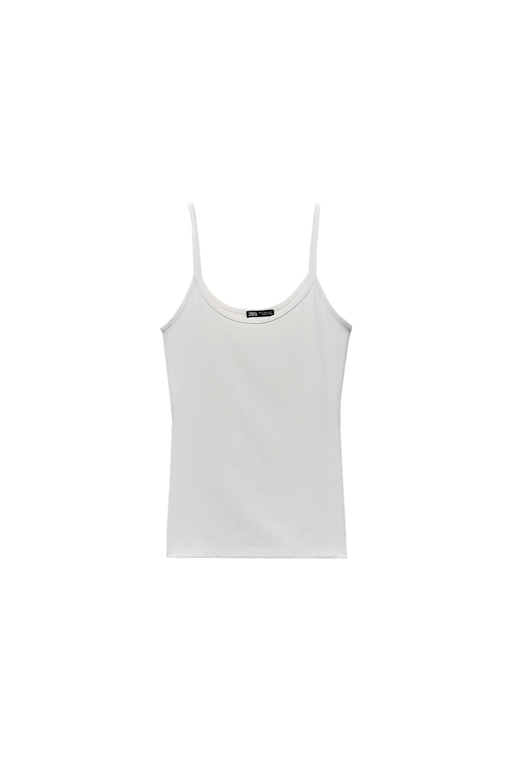 POLYAMIDE SLIM STRAP T-SHIRT - Zara фото 31