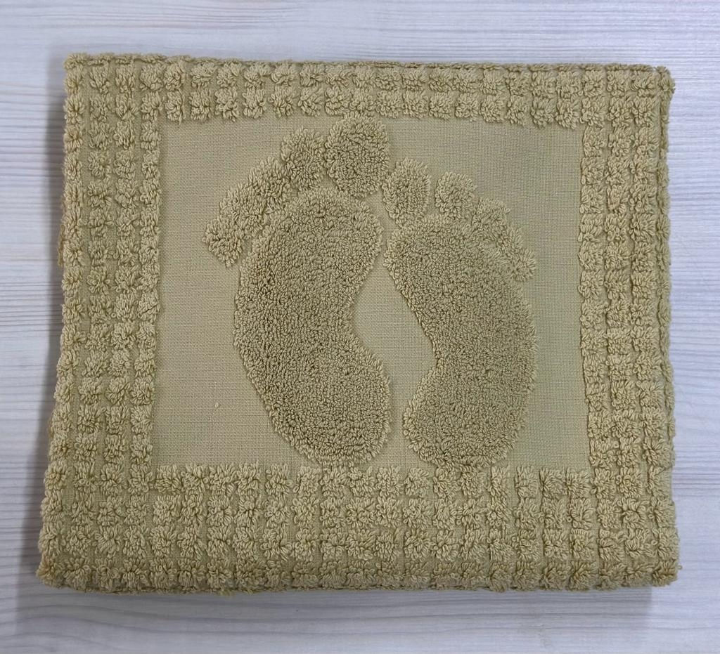 Набор полотенец EFOR из 1-ого предмета (50*70) SARI (горчичный) ножки  фото 2