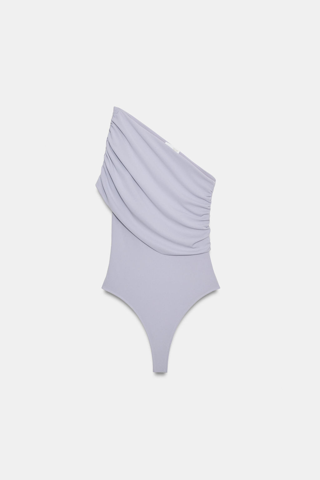 BODY DRAPEADO ASIM?TRICO / Gris perla
