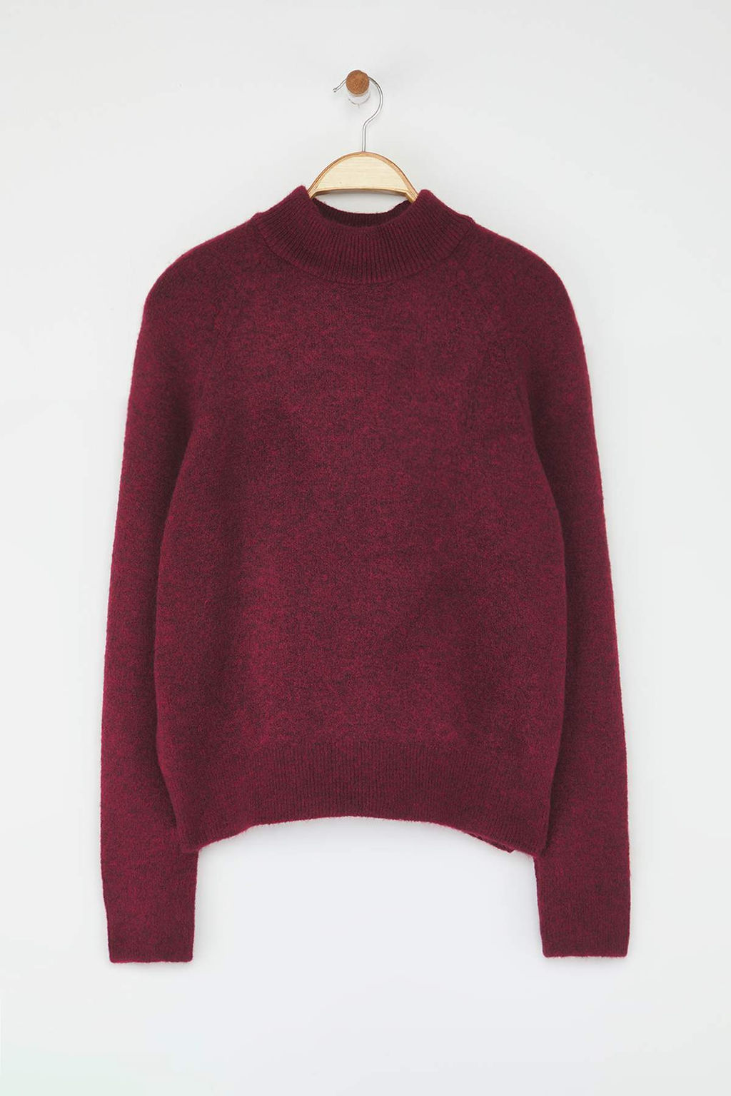 Gri Yunlu Dik Yaka Triko Kazak TWOAW25KZ00043 - Trendyolmilla фото 15