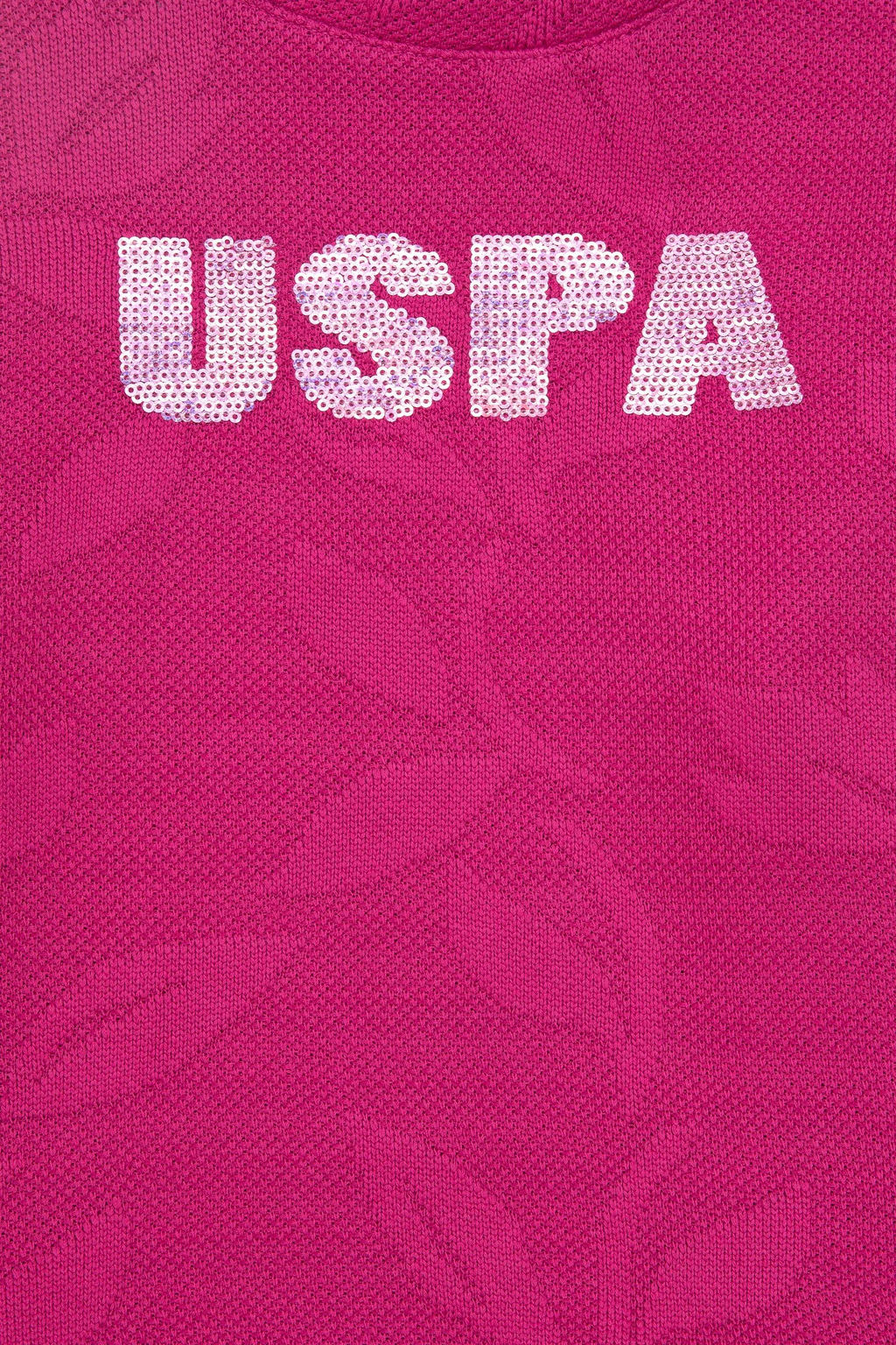 Толстовка для девочки цвета фуксии Неожиданная скидка в корзине - U.s. polo assn фото 3