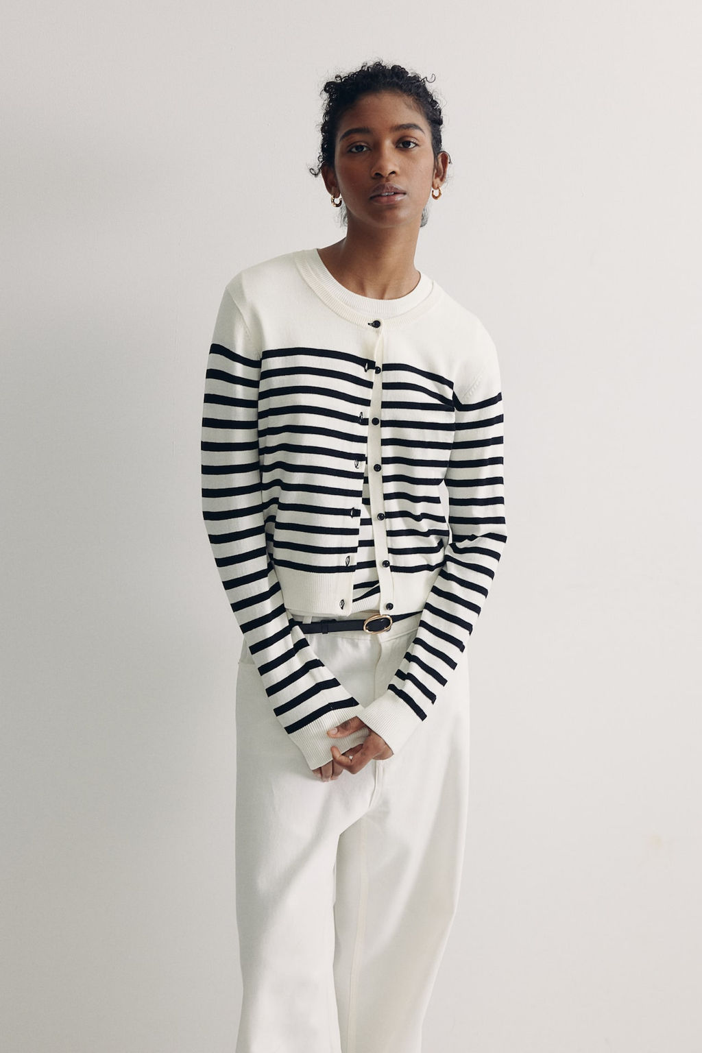 Cardigan en punto fino - H&m фото 10