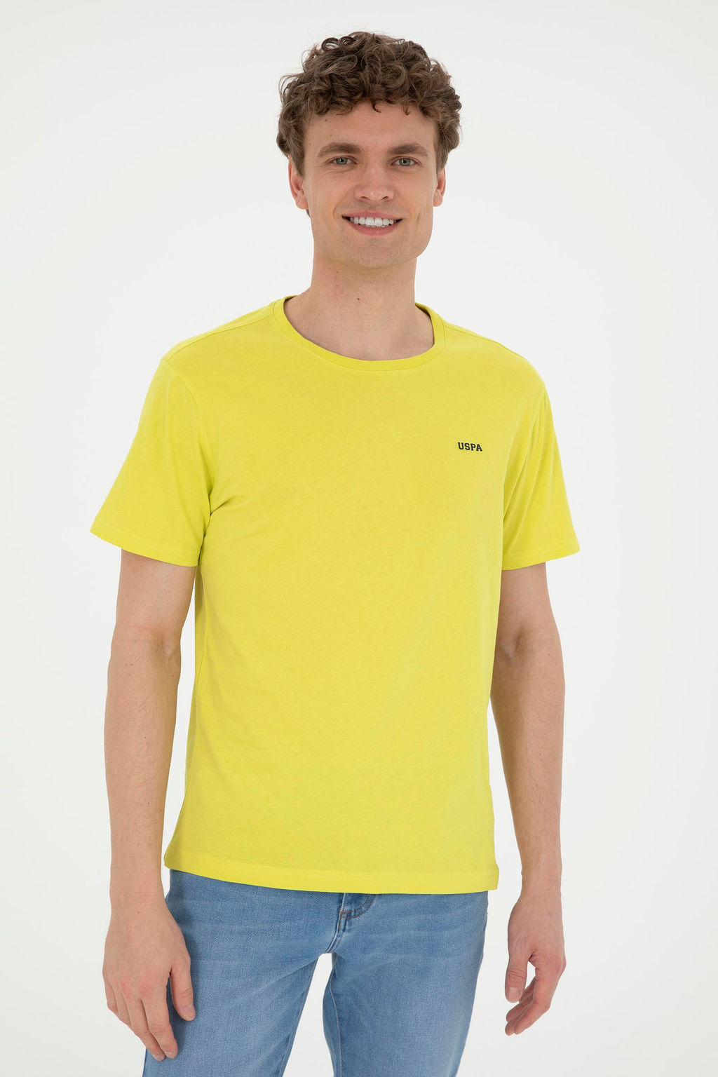Футболка U.S. Polo Assn фисташкового цвета из хлопка фото 17