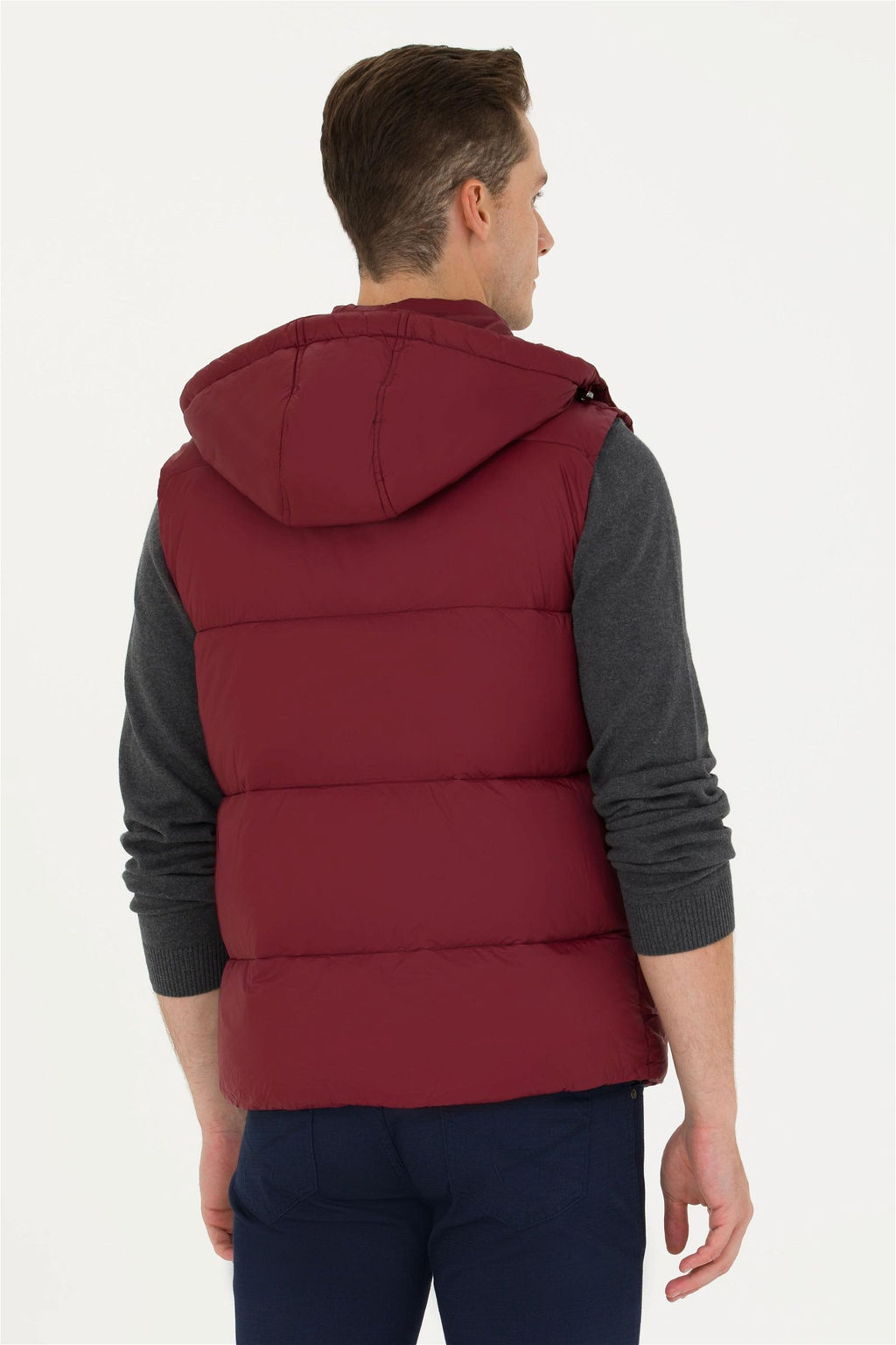 Мужской бордовый жилет Неожиданная скидка в корзине - U.s. polo assn фото 4