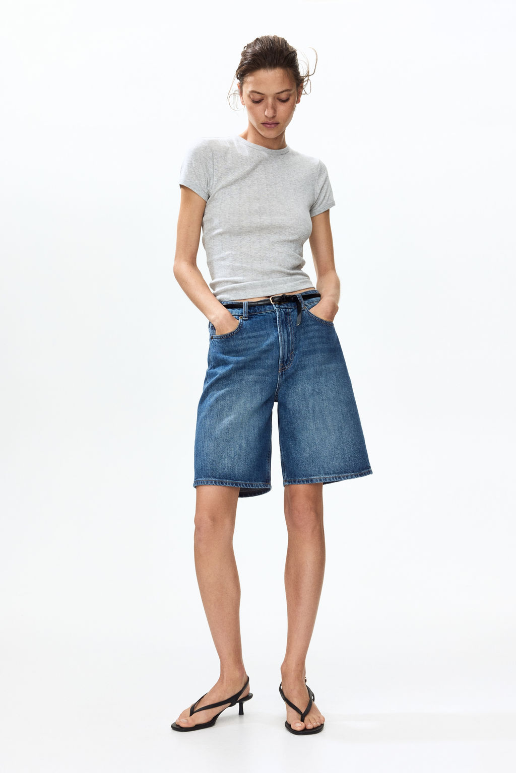 Bermudas en denim - H&m фото 7