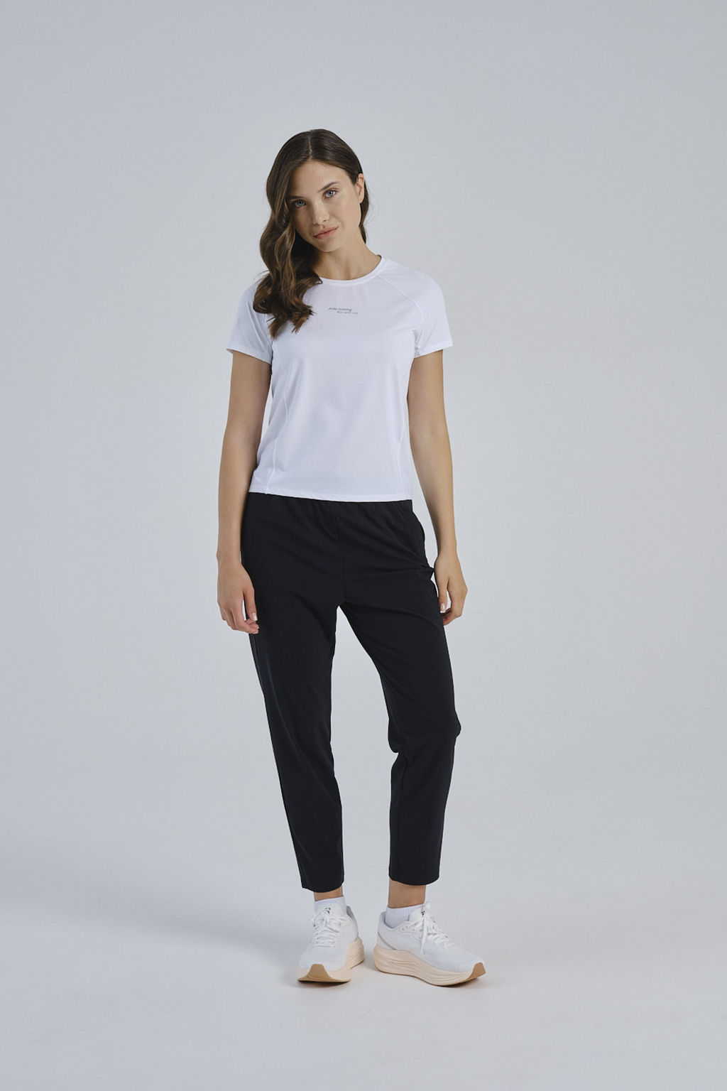 Брюки трикотажные Черный ADVANCED RUNNING Knit Ankle Pants