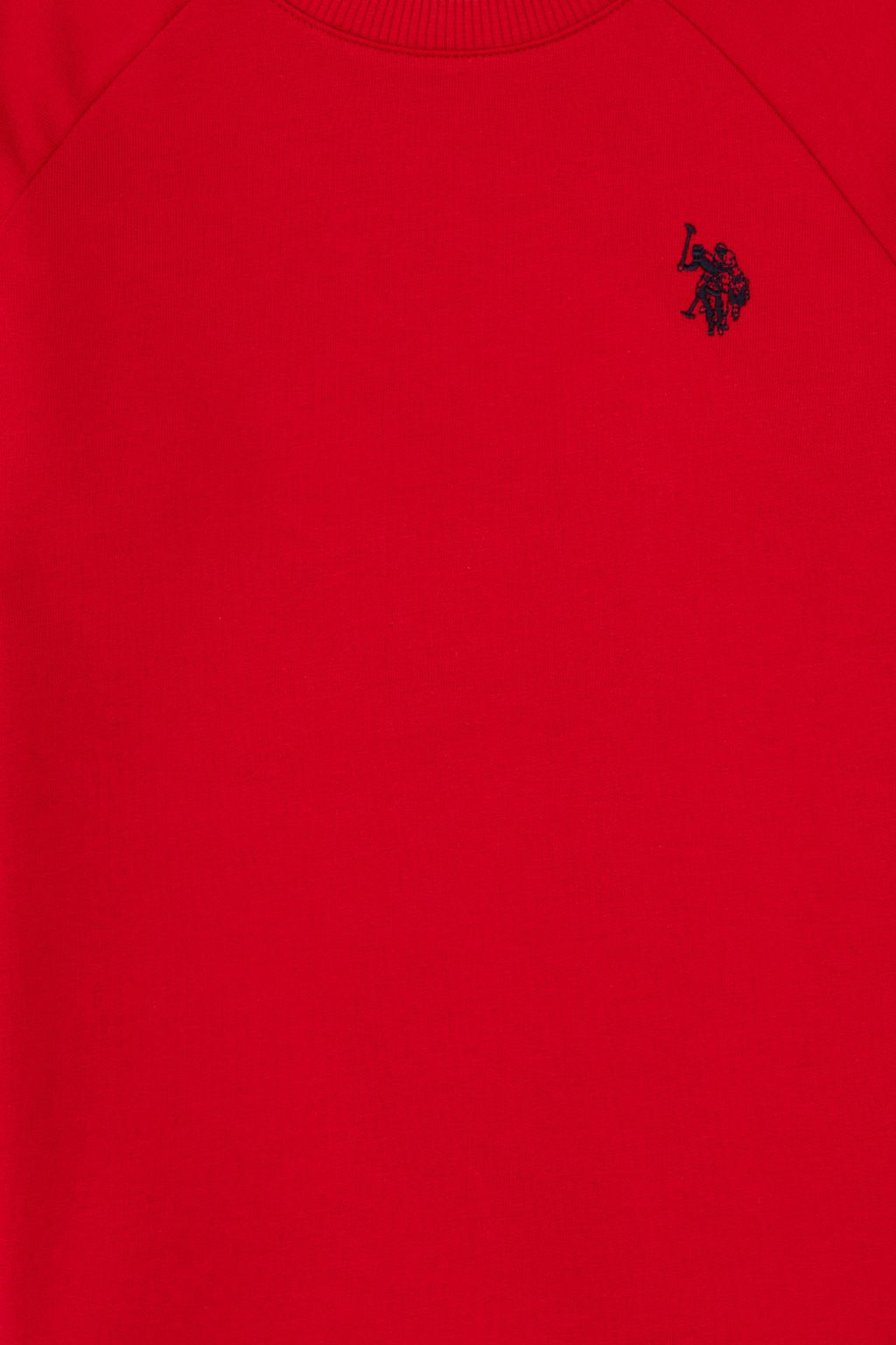 Erkek _ocuk K_rm_z_ Basic Bisiklet Yaka Sweatshirt - U.s. polo assn фото 3