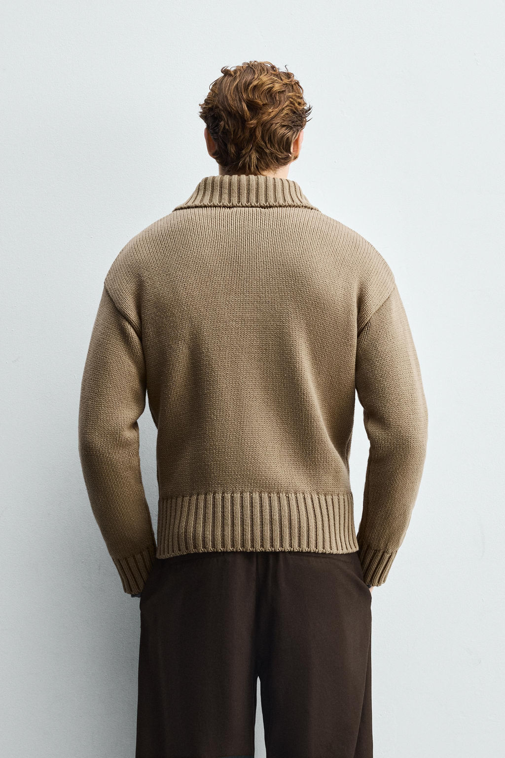 TEXTURED KNIT CARDIGAN - Zara фото 3