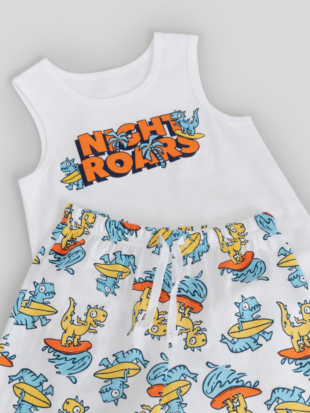 ACOOLA / Набор детский для мальчиков ((1)майка и (2)шорты) Hercules молочный принт фото 4