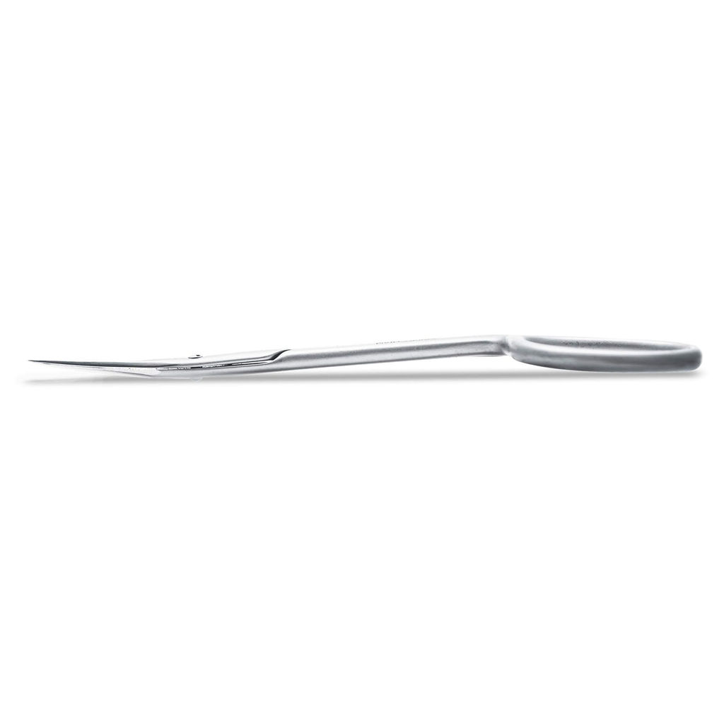 Nippon Nippers Ножницы маникюрные для кутикулы с изогнутыми ручками / S-02W, 107 мм