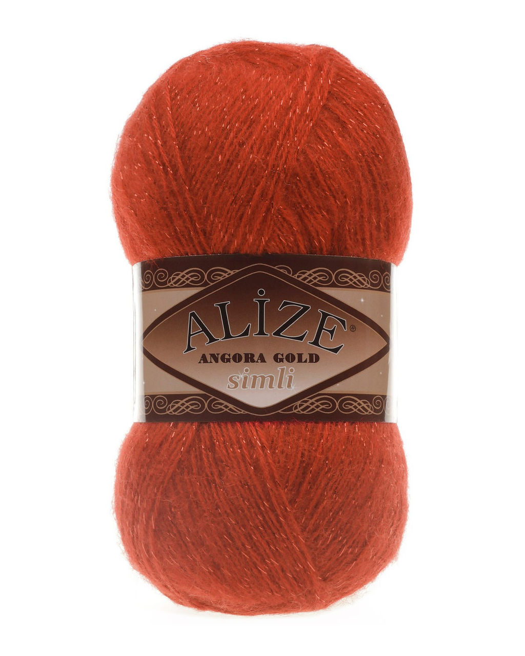 Ангора голд сим (Angora gold sim) пряжа Alize 20%шерсть 5%метанит 75%акрил 5х100г/500м фото 16