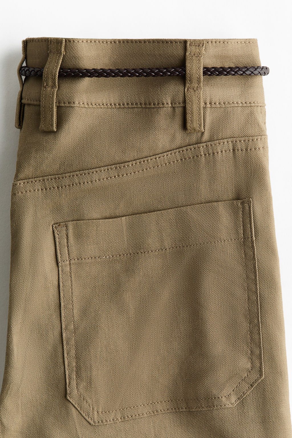 Pantal?n bootcut en mezcla de lino - H&m фото 6