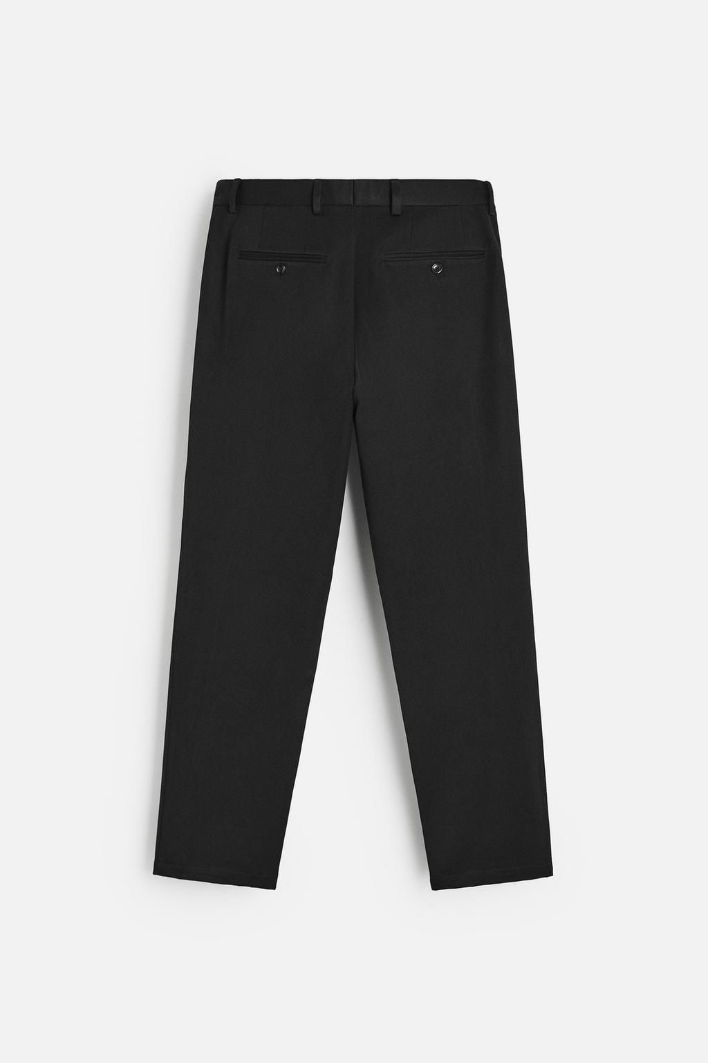 COTTON - WOOL TROUSERS - Zara фото 8