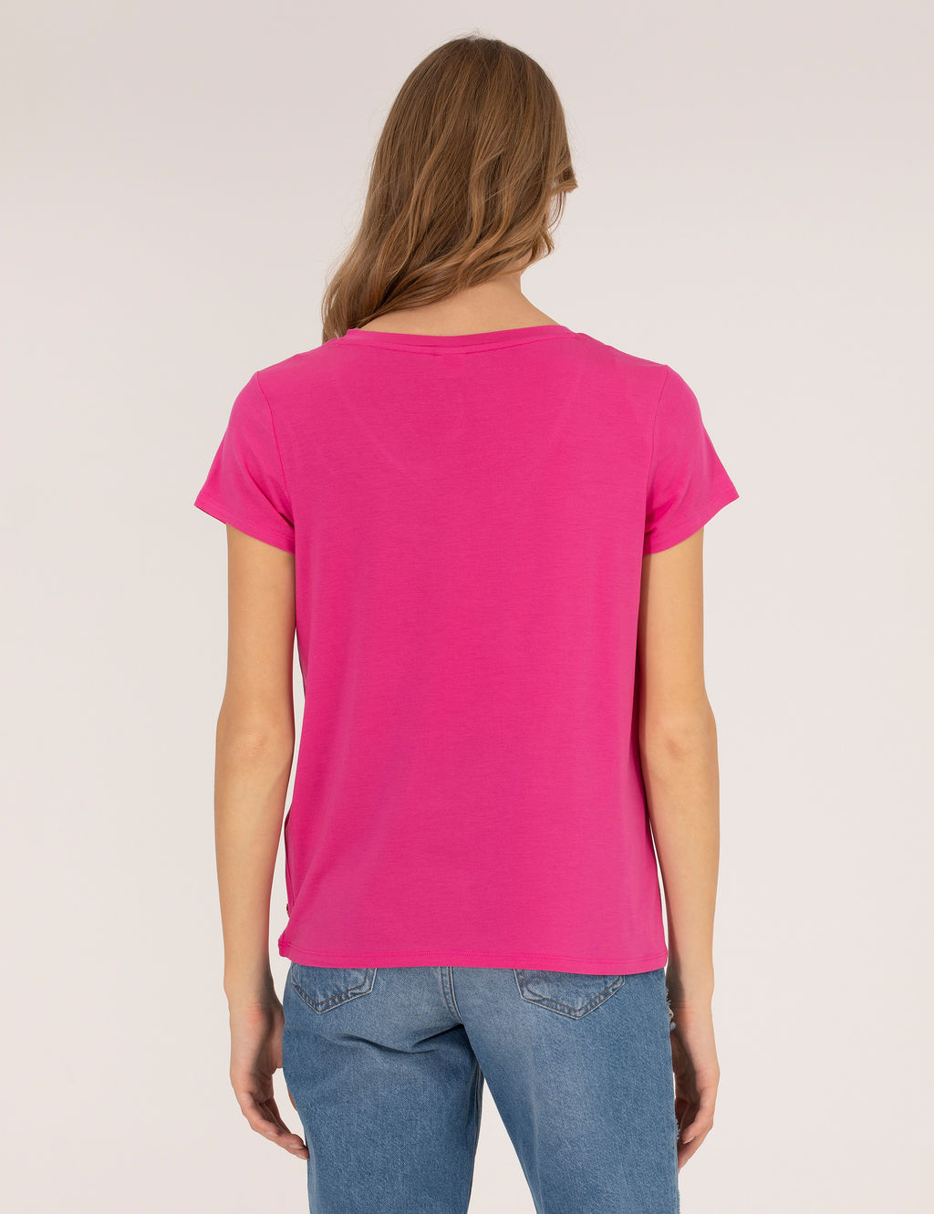 Pembe Comfort Fit Basic Ti__rt