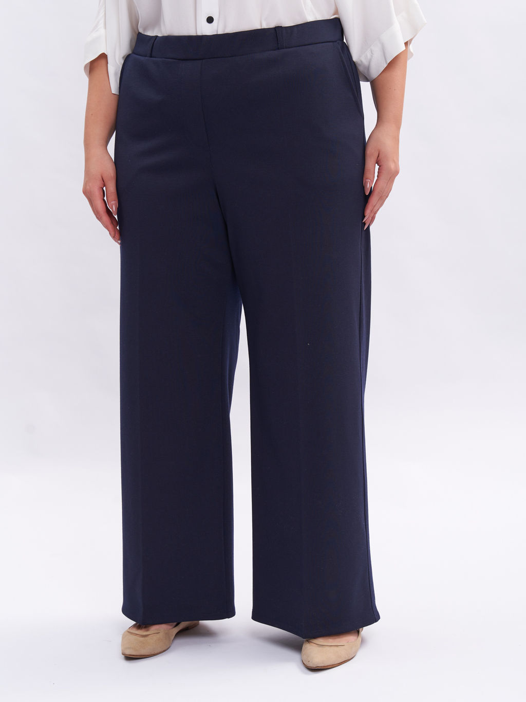 Брюки из плотного трикотажа BB23006DBL05