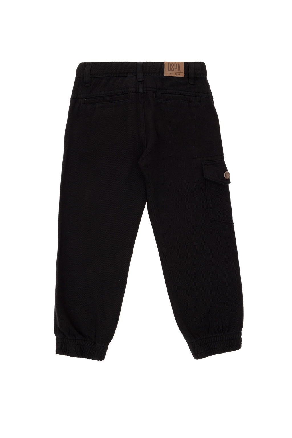 Черные брюки из плотной ткани для мальчика - U.s. polo assn фото 3