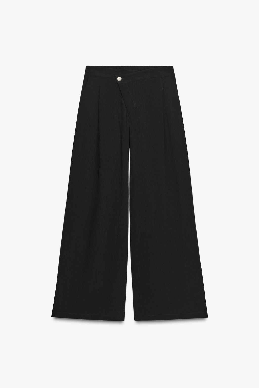 WIDE-LEG TROUSERS WITH WRAP WAIST - Zara фото 12