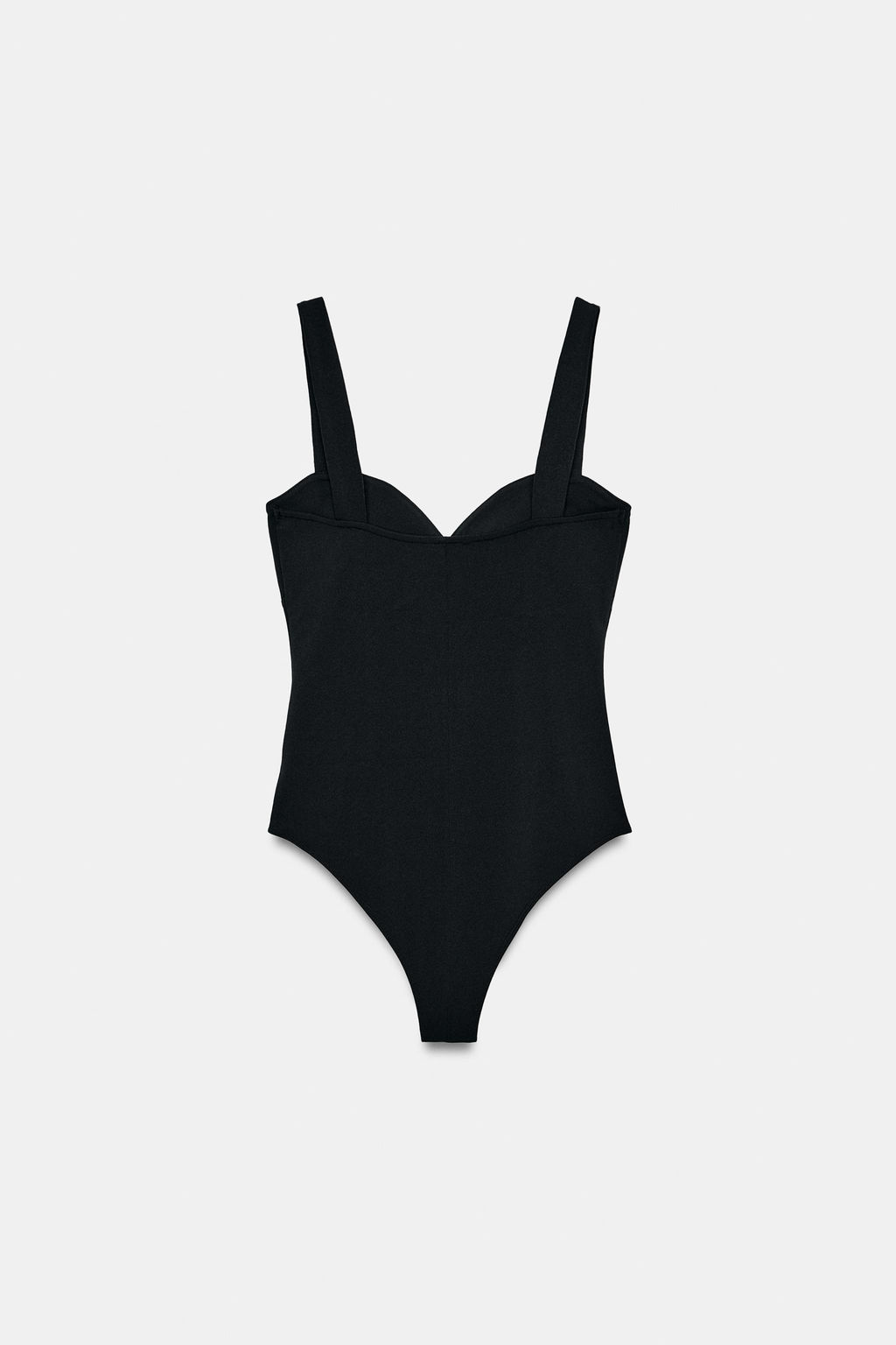 BODY TIRANTES ESCOTE CORAZ?N / Negro