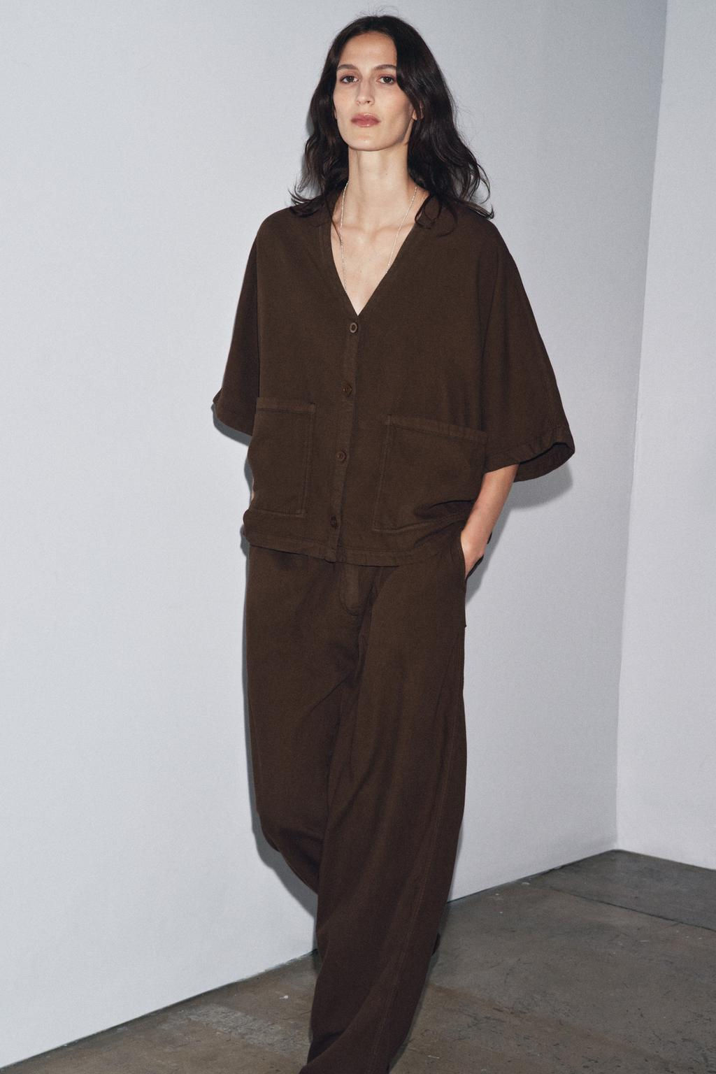ZW COLLECTION JOGGER TROUSERS - Zara фото 4