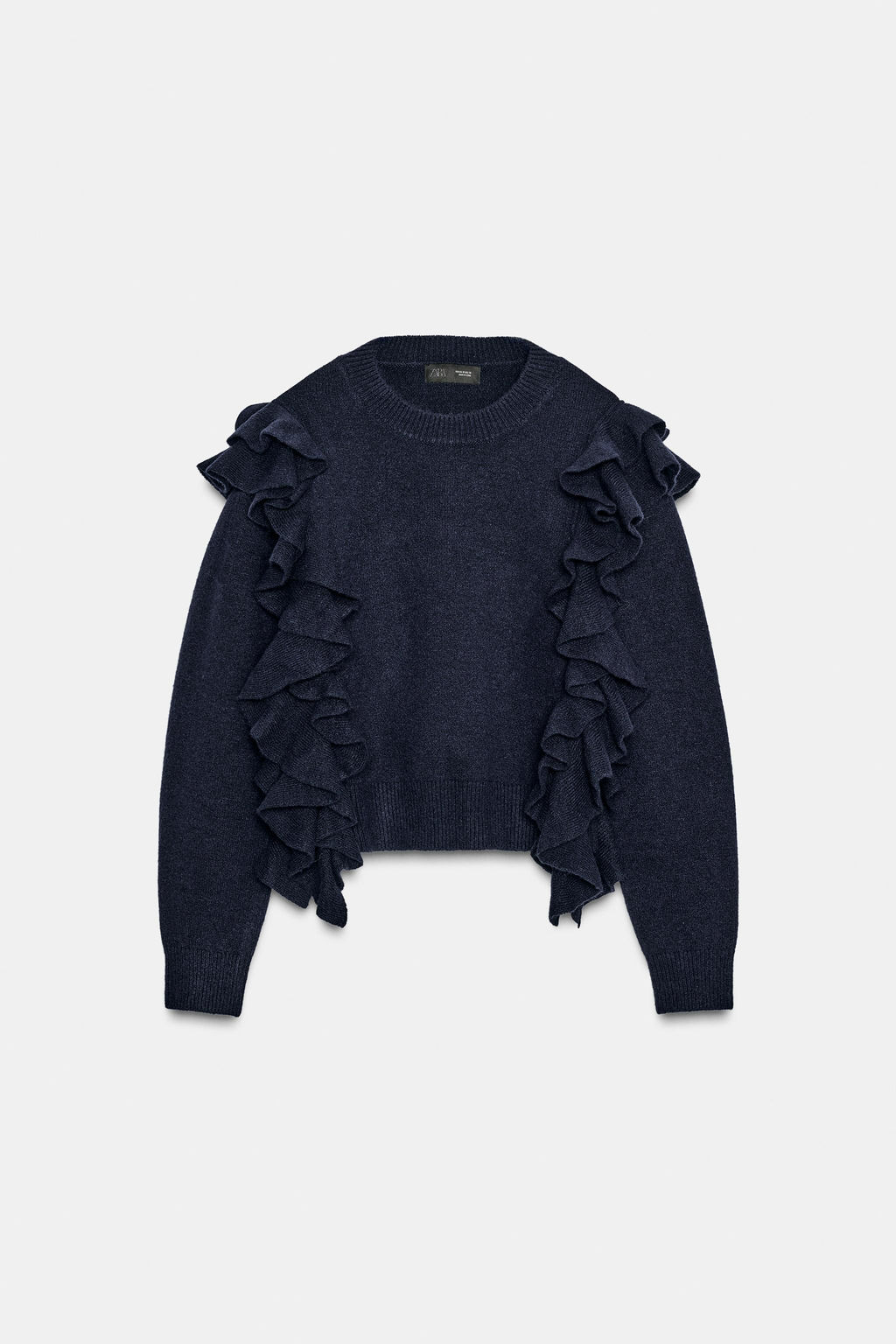KNIT JUMPER WITH RUFFLES - Zara фото 4