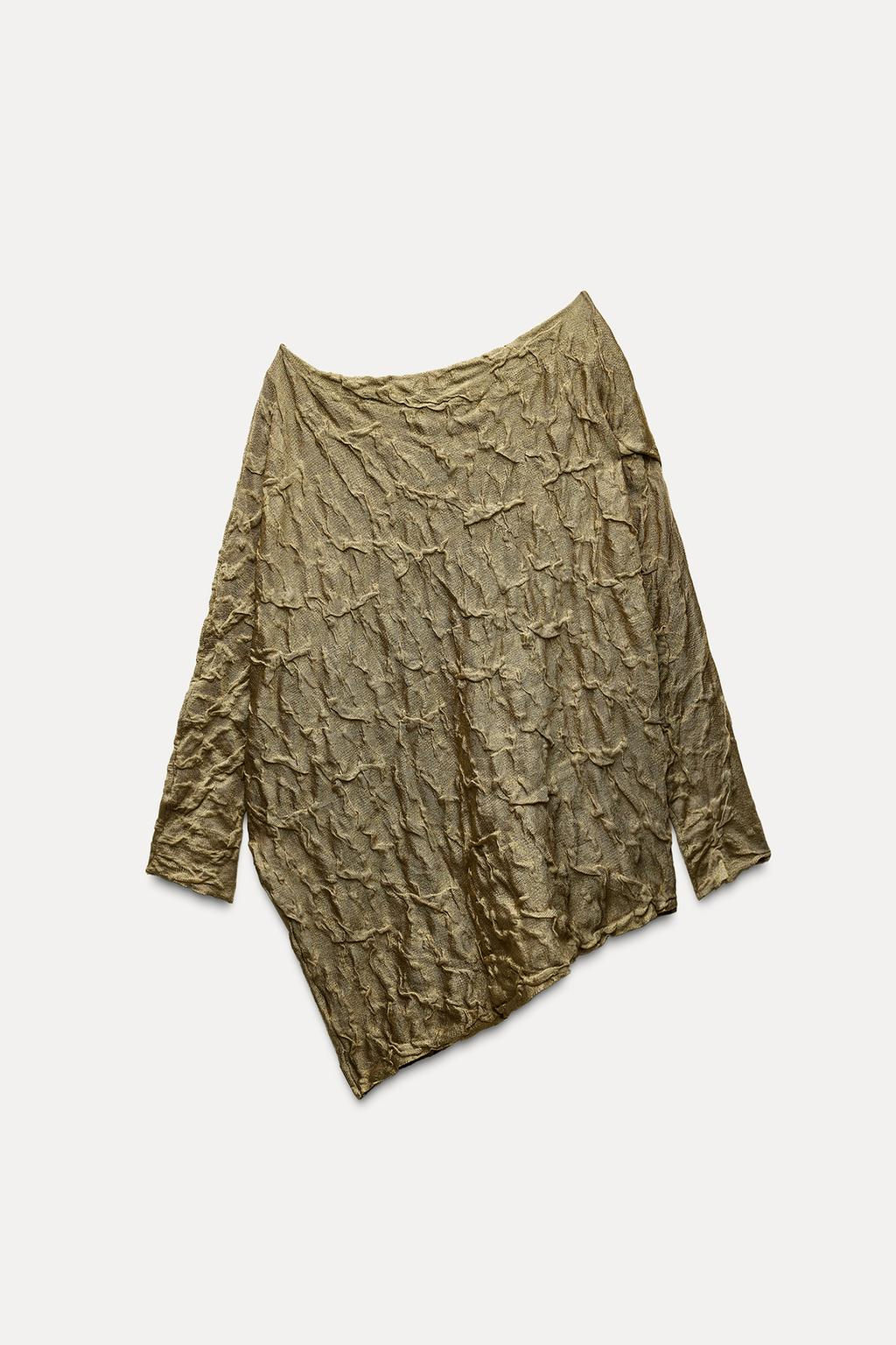 ASYMMETRIC KNIT TOP - Zara фото 7