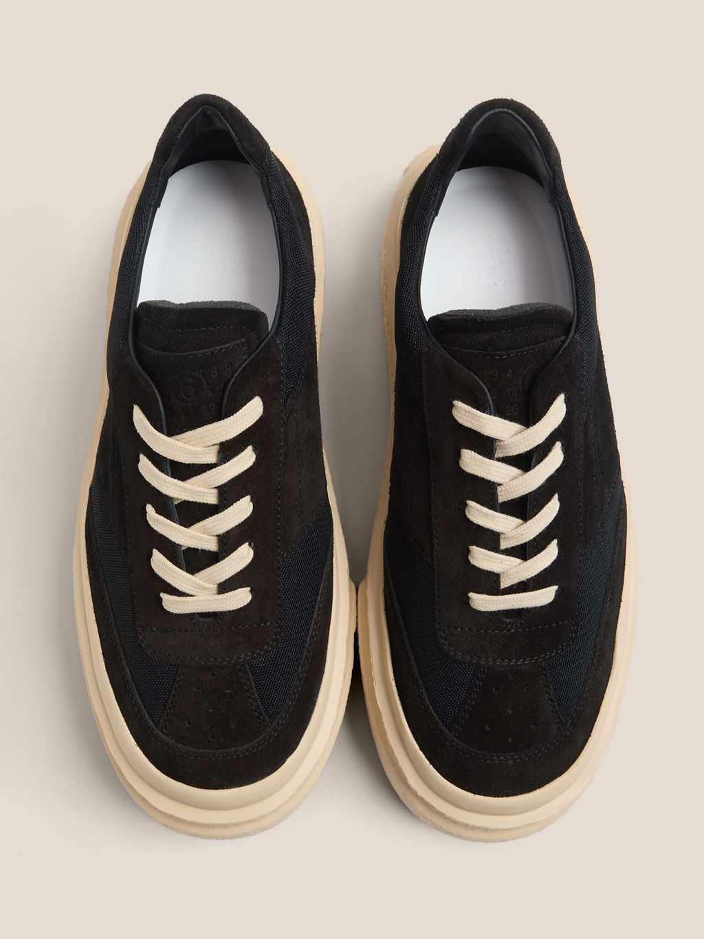 Мужские кеды MM6 MAISON MARGIELA SNEAKERS Артикул 4661679, черный